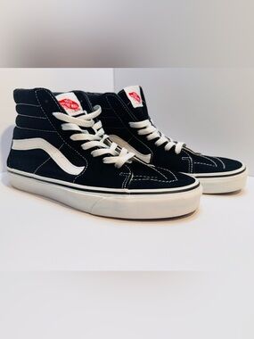 Vans Black and White Skate Shoe